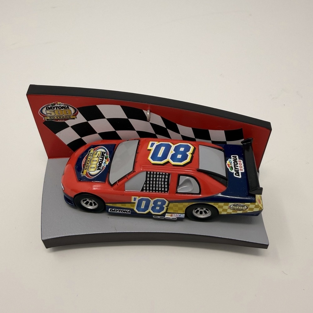 2008 Hallmark Daytona 500 Ornament NASCAR 50th Anniversary‎ w/ Box